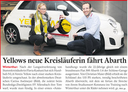 Yellows neue Kreisläuferin fährt Abarth